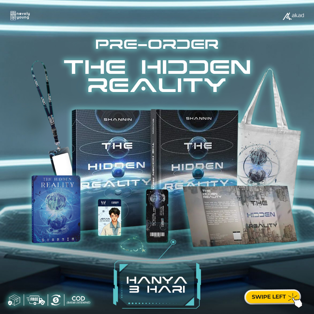 Jual Novel The Hidden Reality Shannin Akad Gratis Biaya Packing(04)