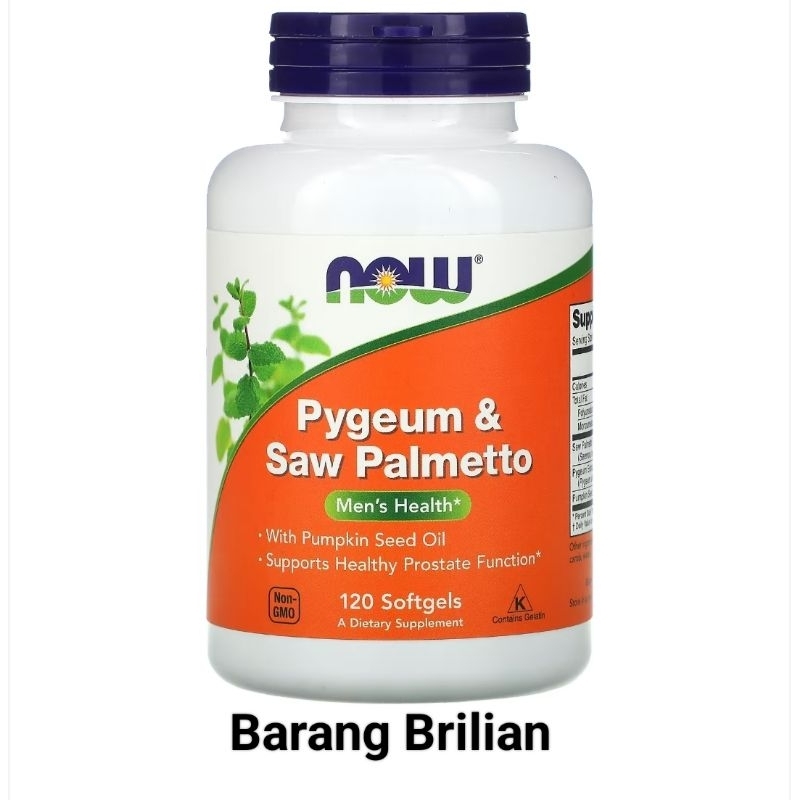 Jual Now Pygeum Saw Palmetto 120 Softgels Shopee Indonesia