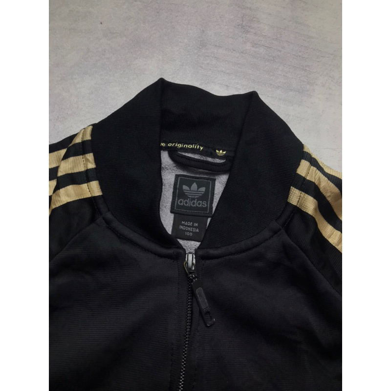 adidas gazelle silver green womens 2008 adidas Originals Superstar Black Gold Track Top S – pontone classics main image 0