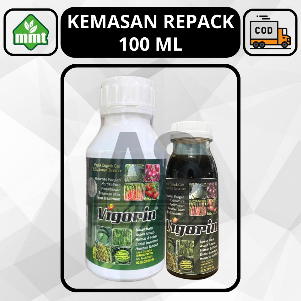 Pupuk Organik Cair VIGORIN Asam Amino Kemasan Repack 100ml Mitra Merdeka Tani