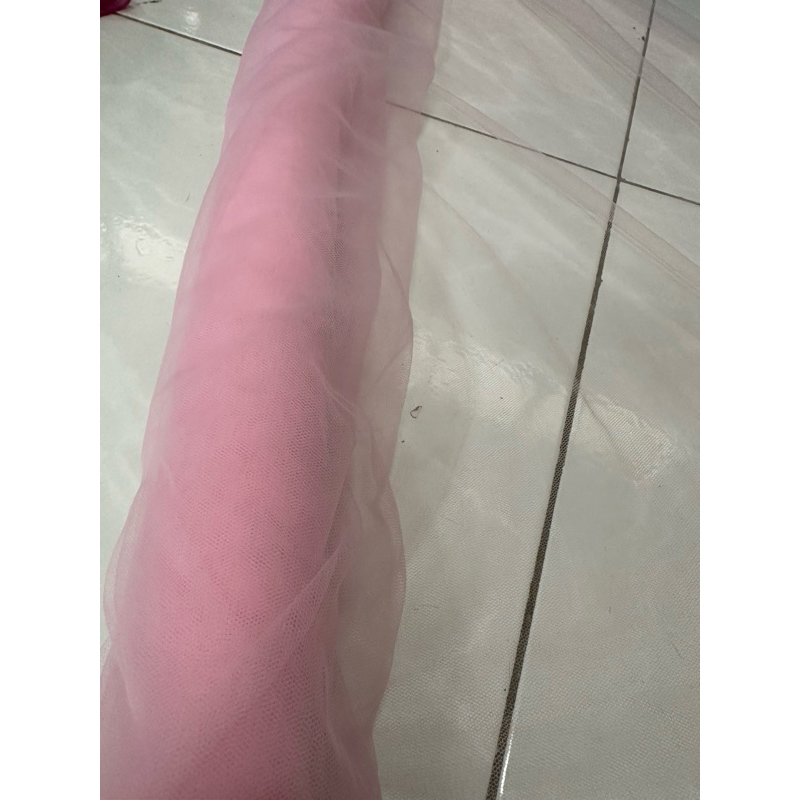 Jual Tulle Tile Polos Ultra Soft Halus Italia Soft Tulle