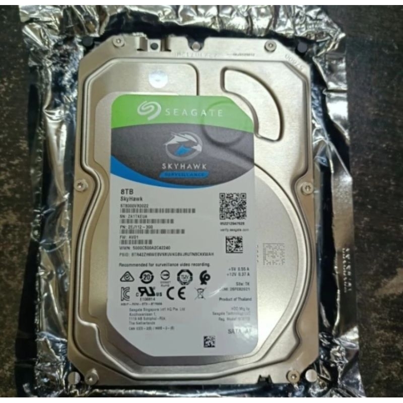 Jual Hardisk 8TB CCTV Hdd Internal CCTV Sata 3.5 For DVR NVR XVR CCTV ...