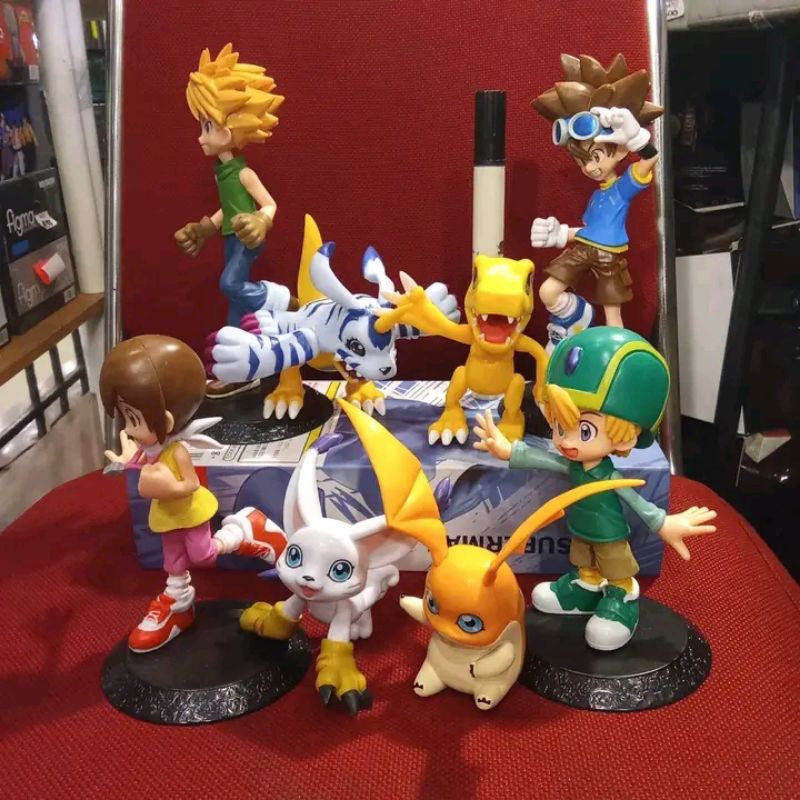 Jual mainan mini figuredigimon dijual per 1 orang 1 digimonbahan ...