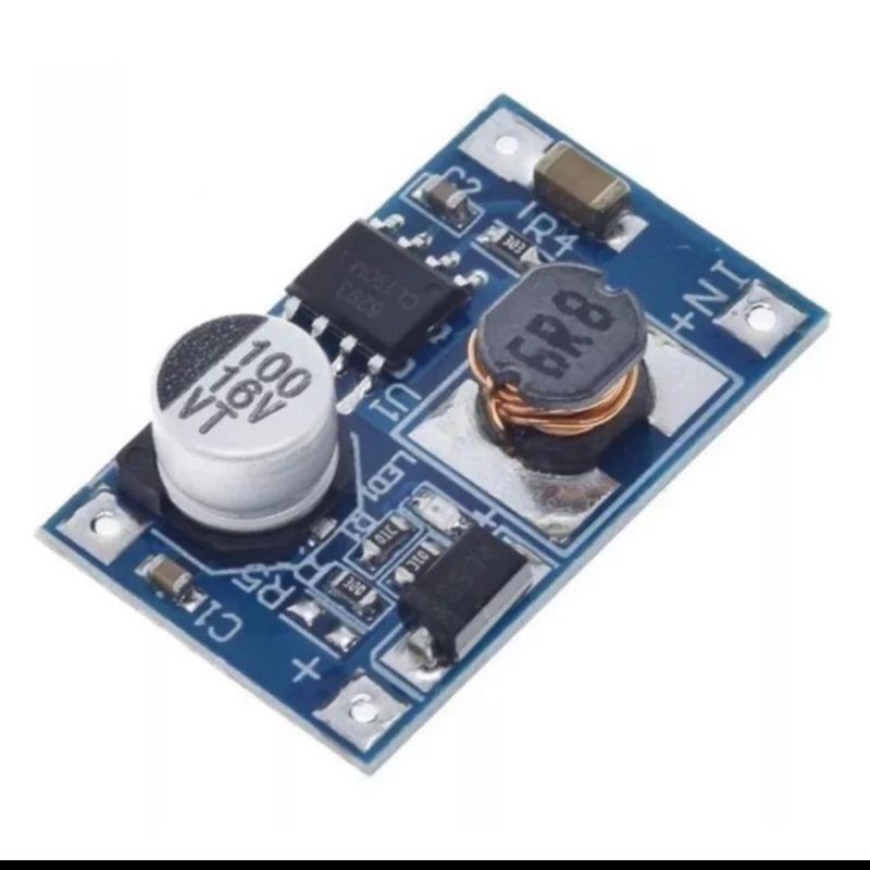 Jual STEP UP Boost Baterai Lithium 18650 3-6V TO 12V 8W Module | Shopee ...