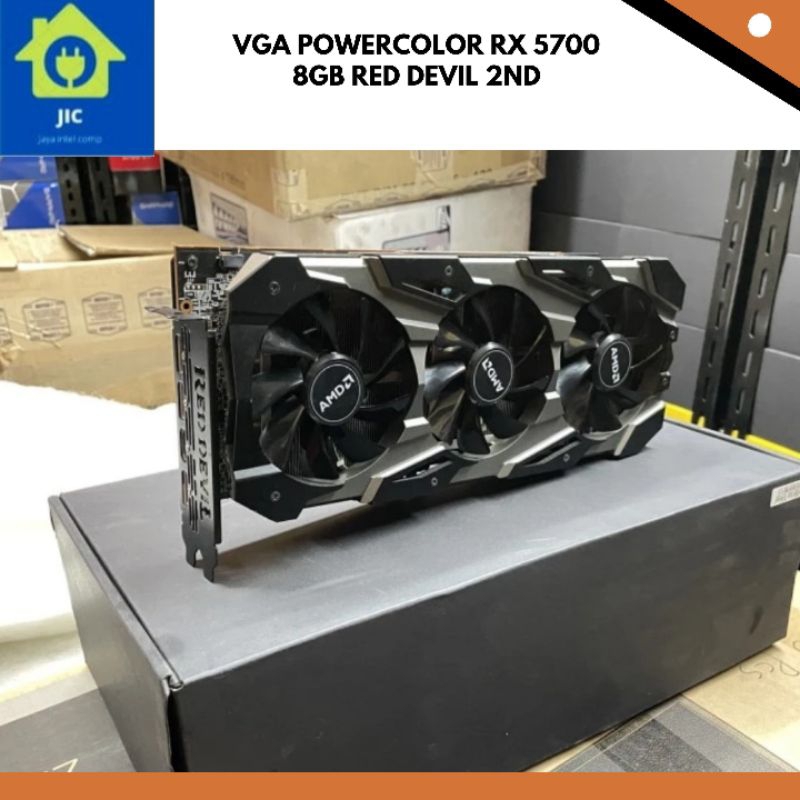 Jual VGA POWERCOLOR RX 5700 8GB RED DEVIL 2ND | Shopee Indonesia