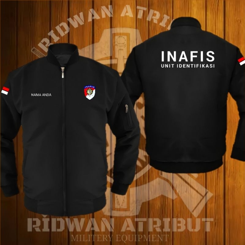Jual JAKET INAFIS WATERPROOF.JAKET BOMBER INAFIS | Shopee Indonesia