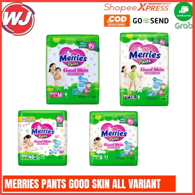 Jual MERRIES PANTS GOOD SKIN CEGAH IRITASI ALL VARIANT | Shopee Indonesia