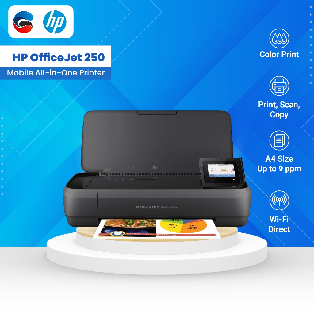 Jual HP OfficeJet 250 Mobile All-in-One Printer | Shopee Indonesia