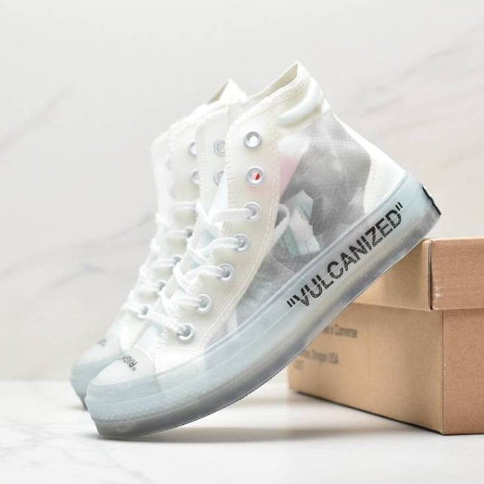 Jual SEPATU CONVERSE CHUCK TAYLOR ALL STAR 70s HIGH X OFF WHITE VIRGIL ABLOH VULCANIZED Shopee Indonesia