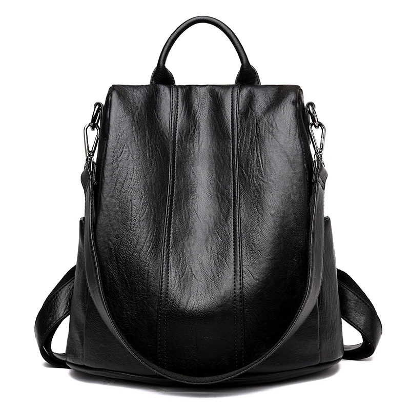 Jual Ransel Wanita Fashion Anti Pencurian Ransel Dompet Kulit Imitasi ...