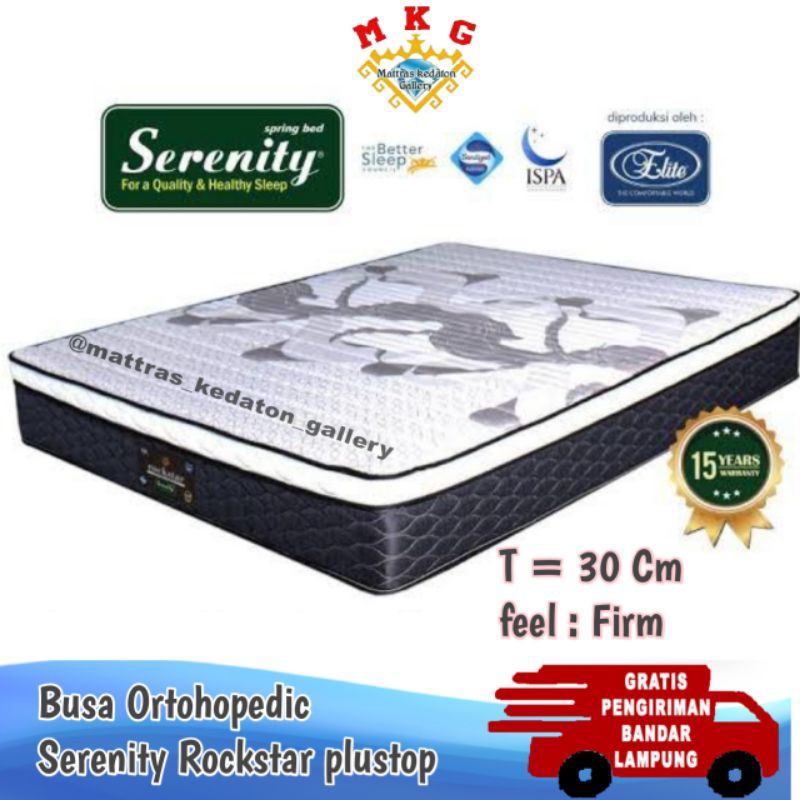 Jual kasur kesehatan orthopedic elite serenity rockstar T30 - kasur ...