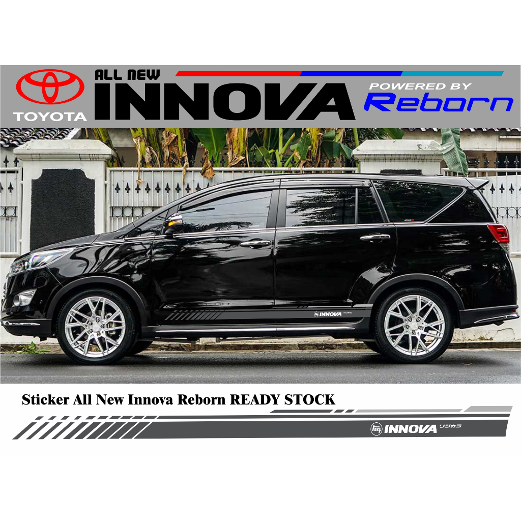 Jual STICKER VARIASI TOYOTA INNOVA REBORN TERBARU STICKER LIST BODY ...