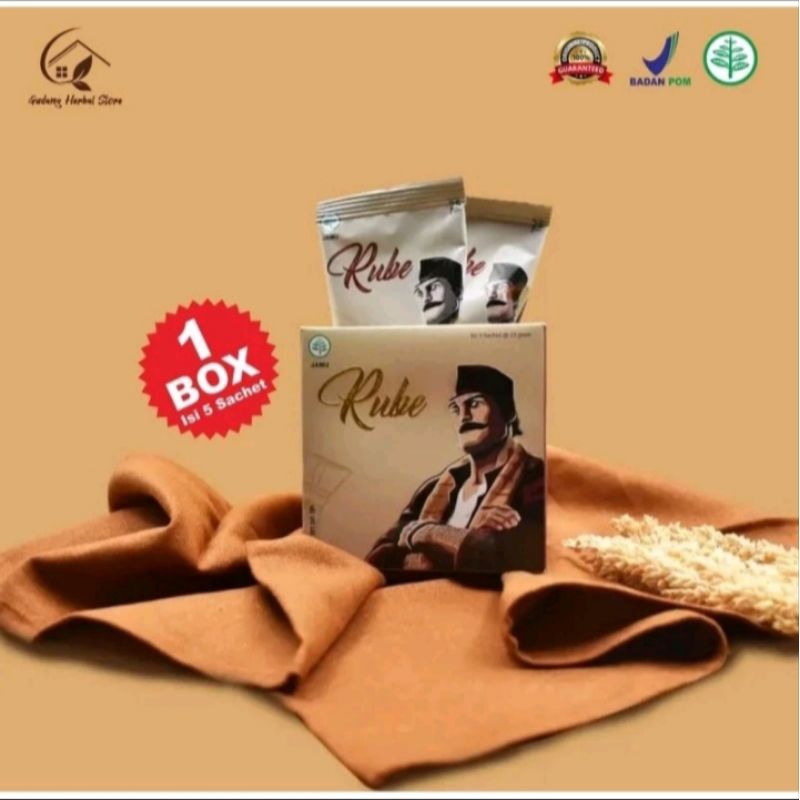 Jual KOPI RUBE 1 BOX 5 SACHET COFFEE RUBE ASLI ORIGINAL BERKUALITAS ...