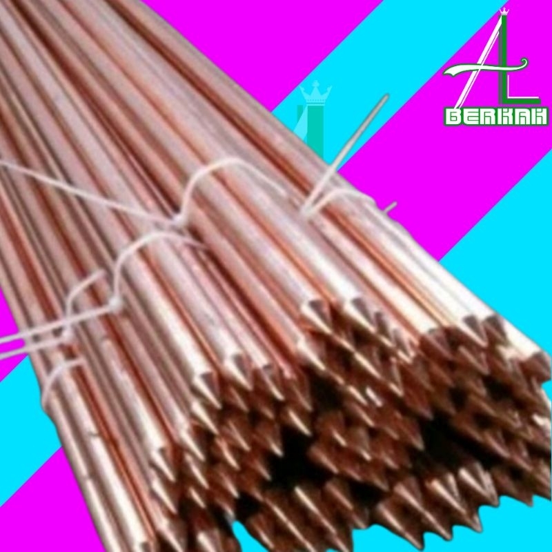 Jual Stik Arde / Stick Rod Grounding Penangkal Petir 1,5meter Bonded ...