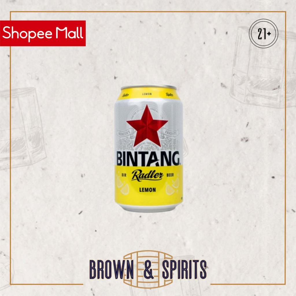 Jual Bintang Radler Lemon Beer Can 320ml Shopee Indonesia