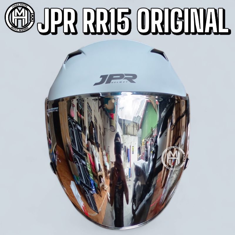 Jual HELM JPR RR15 SOLID GREY DOFF|HALF FACE | Shopee Indonesia
