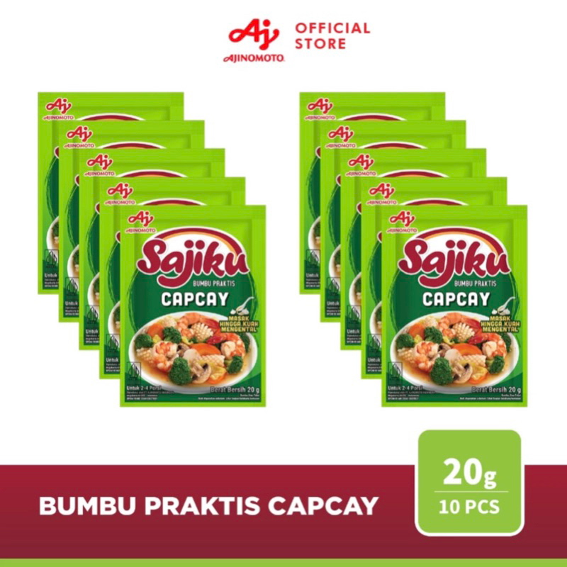 Jual Ajinomoto Sajiku Bumbu Praktis Renceng (Isi 10/Renceng) (9 Varian ...