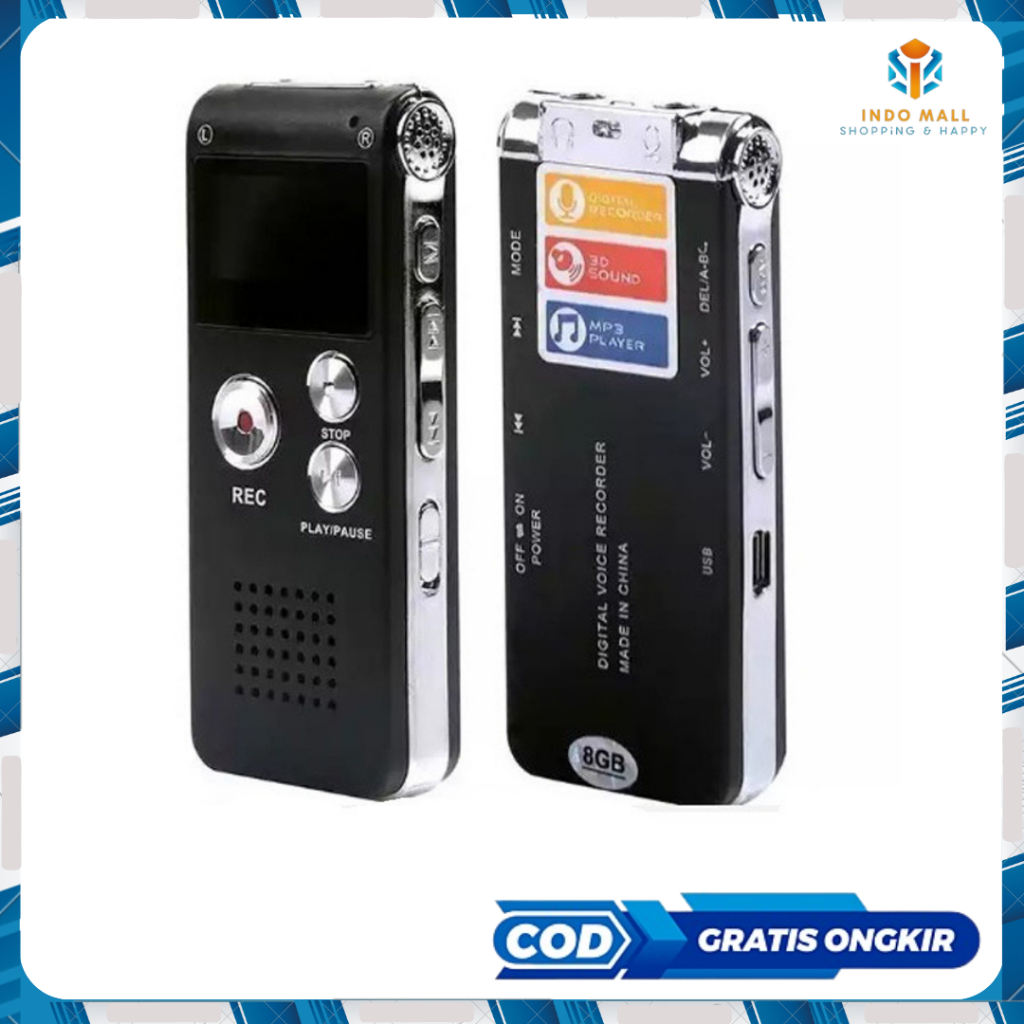 Jual Alat rekam Suara Portable Digital Audio Voice Recorder Recording ...