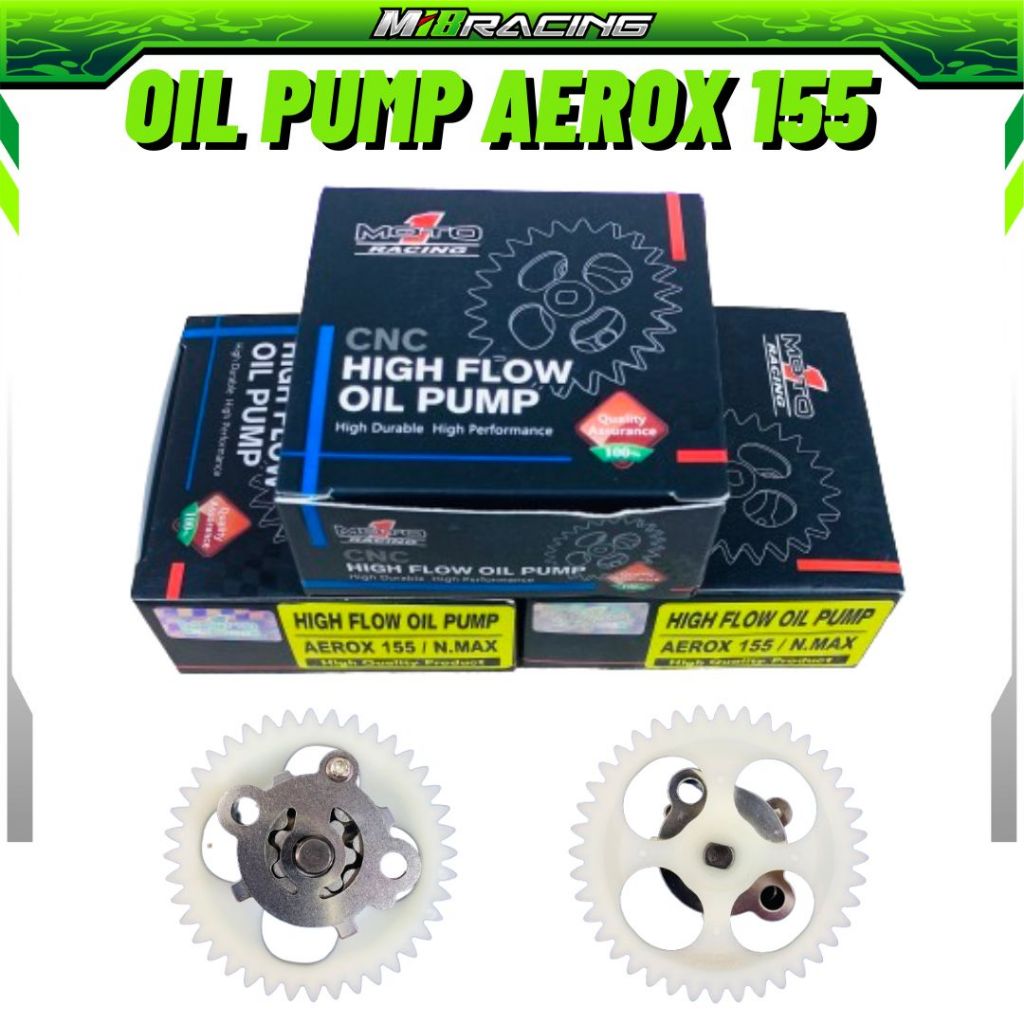 Jual OIL PUMP MOTO1 AEROX LEXI NMAX POMPA OLI HIGH FLOW MOTO1 RACING ...