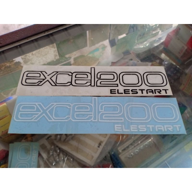 Jual stiker sticker tepong Vespa Excel 200 elestart | Shopee Indonesia