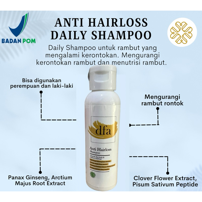 Jual Daily Shampoo Anti Hairloss (BPOM - Shampoo Rambut Rontok ...