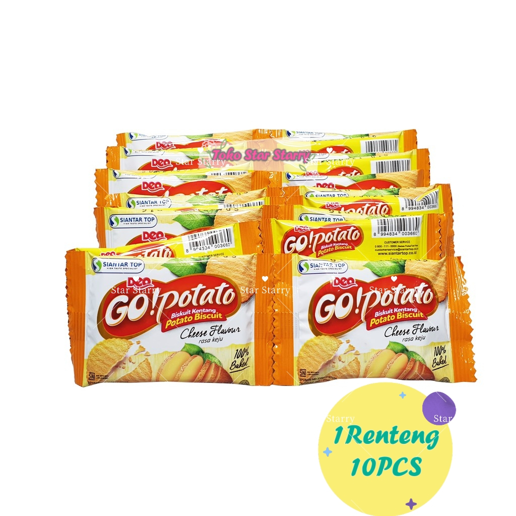 Jual [Per Renteng] Go Potato Renceng Biskuit Kentang Rasa Original Dan ...
