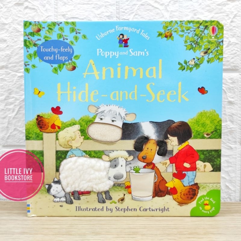 Jual [ORI] Usborne Farmyard Tales Poppy and Sam's Animal Hide and Seek ...