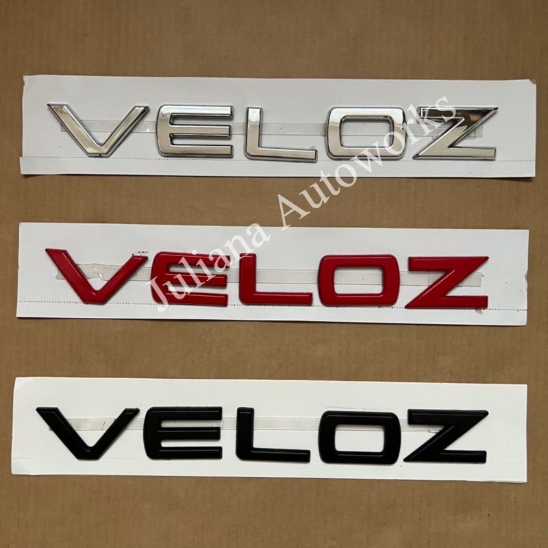 Jual Emblem Kap Mesin Mobil Veloz Emblem Veloz | Shopee Indonesia