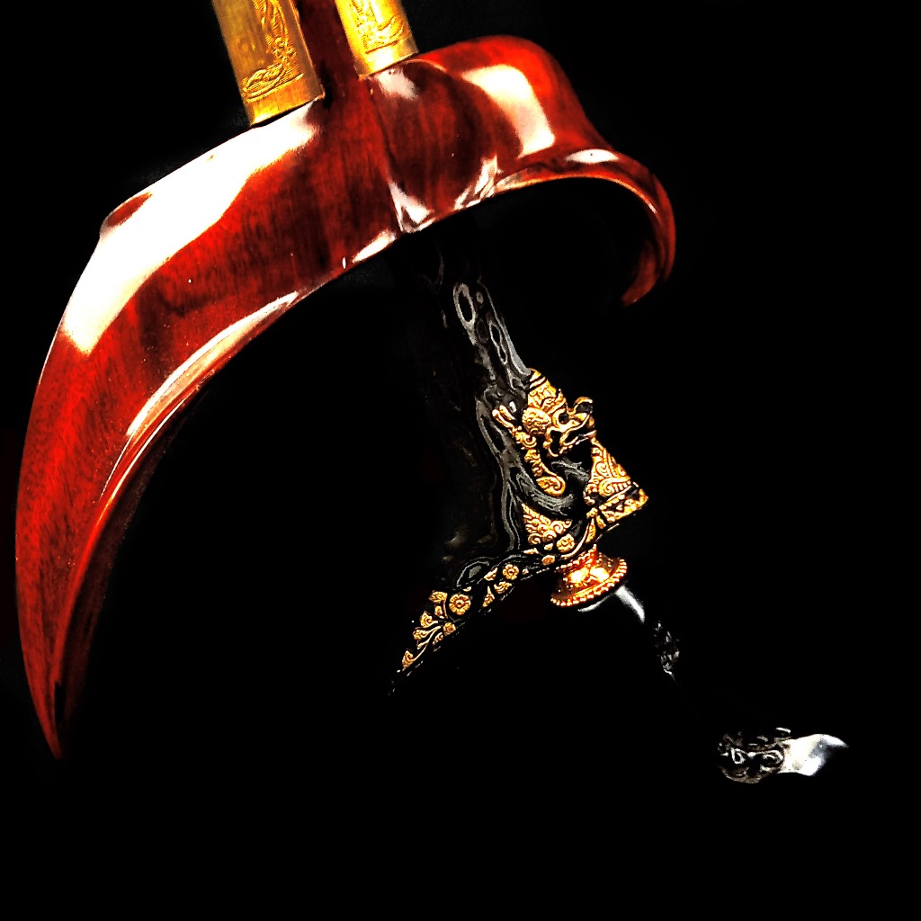 Jual Keris Nogo Siluman Luk 11 Kinatah Emas Asli Tangguh Mataram