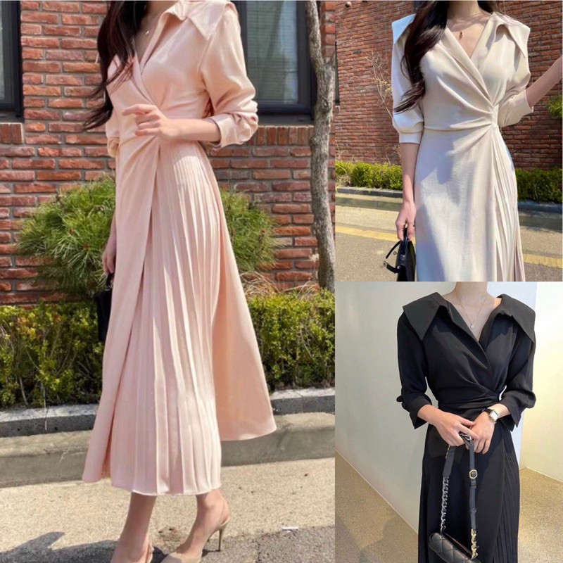 midi dress korean style hijab