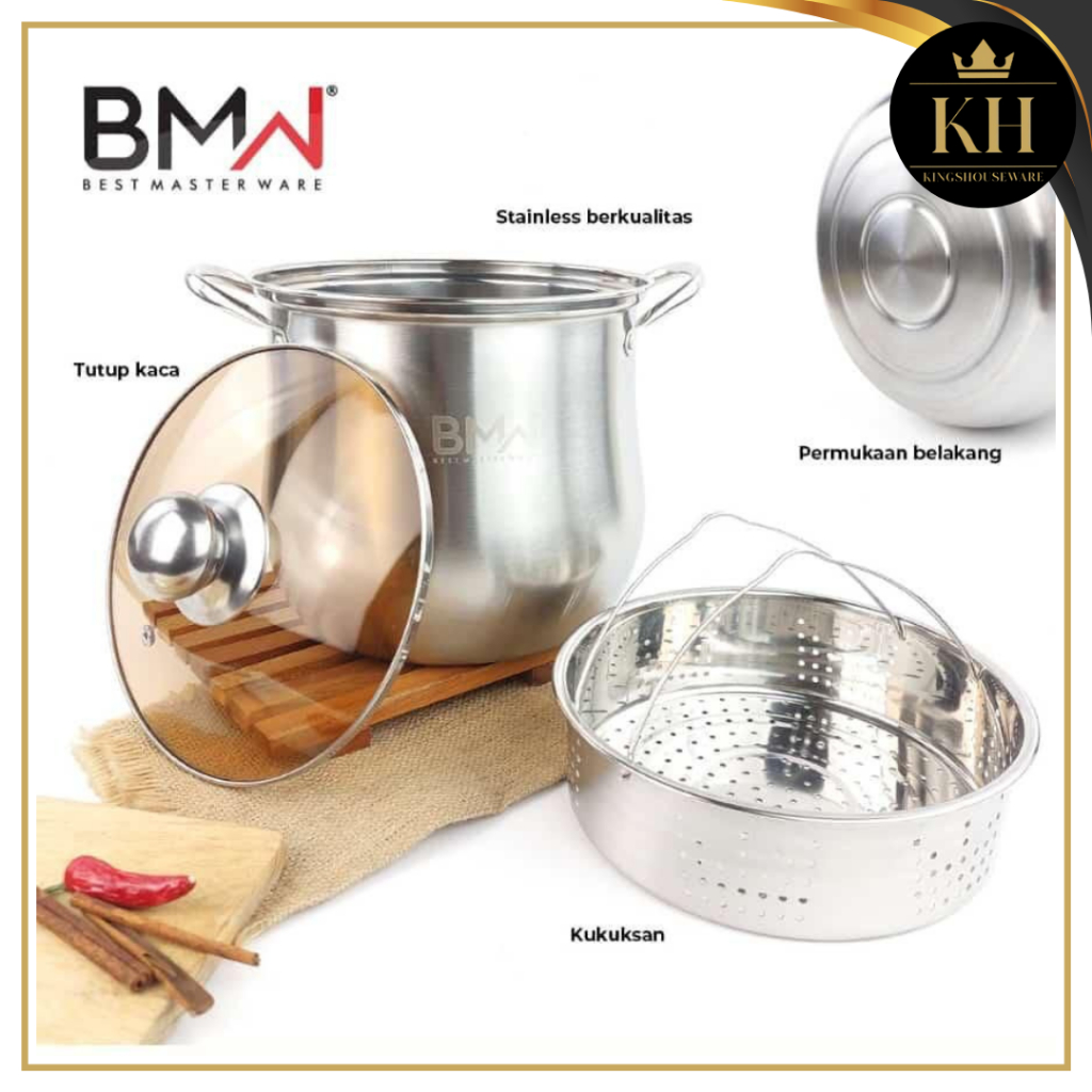 Jual Kh - Panci Tinggi 22cm 24cm Stokpot Stainless Steel Tebal | Pot ...