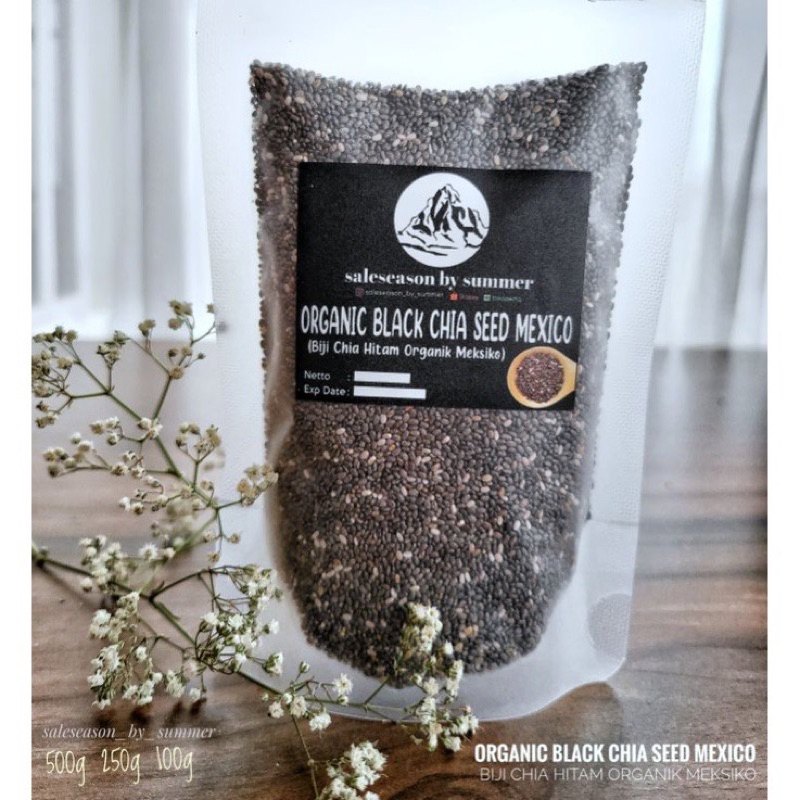 Jual CHIA SEED | Organic Black Chia Seed Mexico | Shopee Indonesia