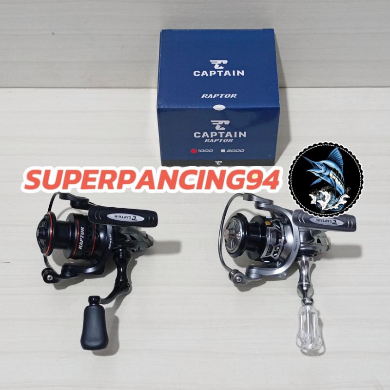 Jual Reel Captain Raptor 1000 / 2000 / 4000 / 6000 (SW)(Power Handle ...