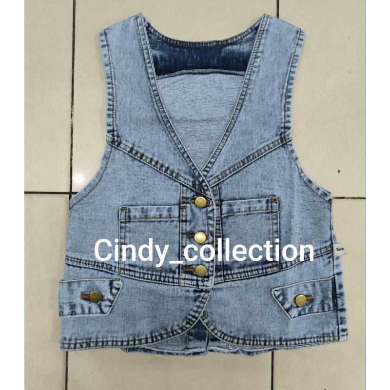 Vest jeans hot sale wanita