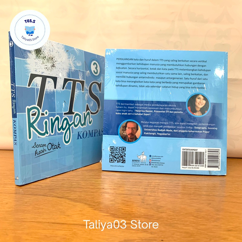 Jual Buku TTS Ringan Kompas Senam Otak Asah Otak Jilid 3 | Shopee Indonesia