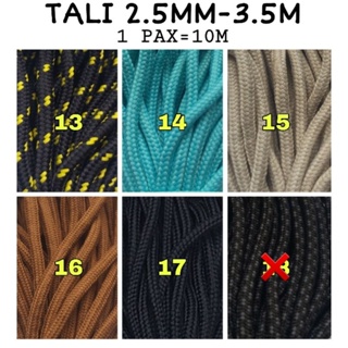 Jual Tali Prusik Diameter 5mm / Tali Gelang / Prusik 5mm/ Paracord