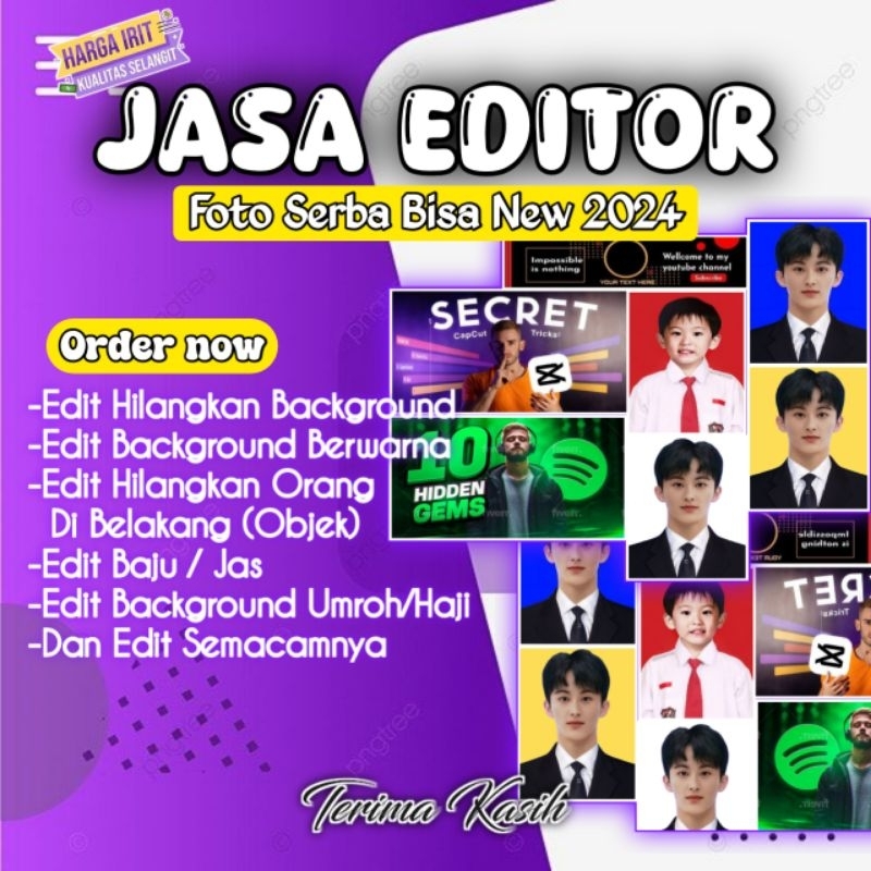 Jual Jasa Edit Foto/Remove Bg/Hapus Objek Terbaru 2024 | Shopee Indonesia