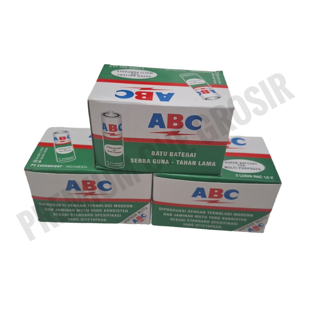 Jual Batu Batrai ABC/AA Hijau/1 Pak Isi 24 Pcs | Shopee Indonesia