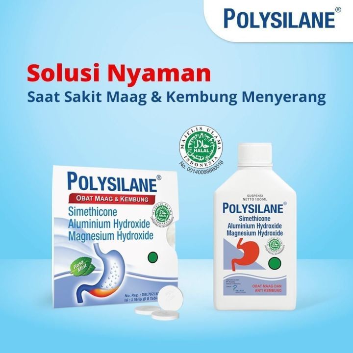 Jual POLYSILANE TABLET DAN SIRUP 100 ML | Shopee Indonesia