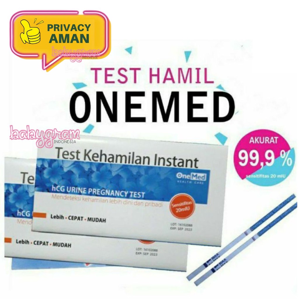 Jual Tes Kehamilan Pro Hamil Onemed Testpack Onemed Tespek One Med Hcg