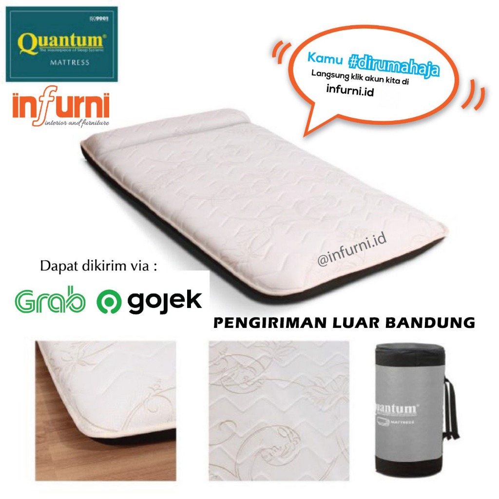 Jual Kasur Lipat  Travel Bed Quantum 90x190x8cm KHUSUS LUAR KOTA | Shopee  Indonesia