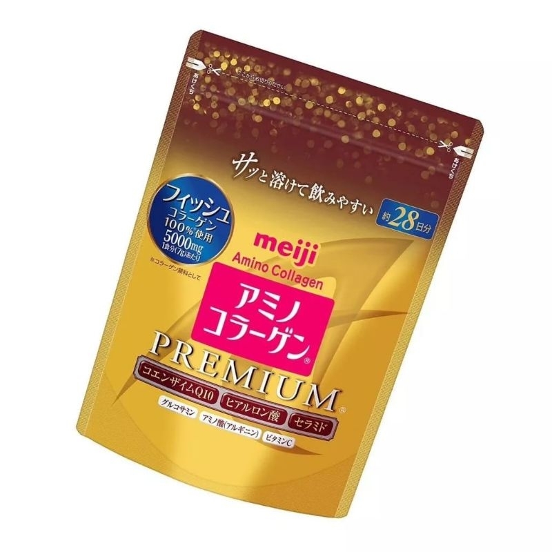 Jual Meiji Amino Collagen Premium Refill 28 Days/Meiji Premium/Meiji ...
