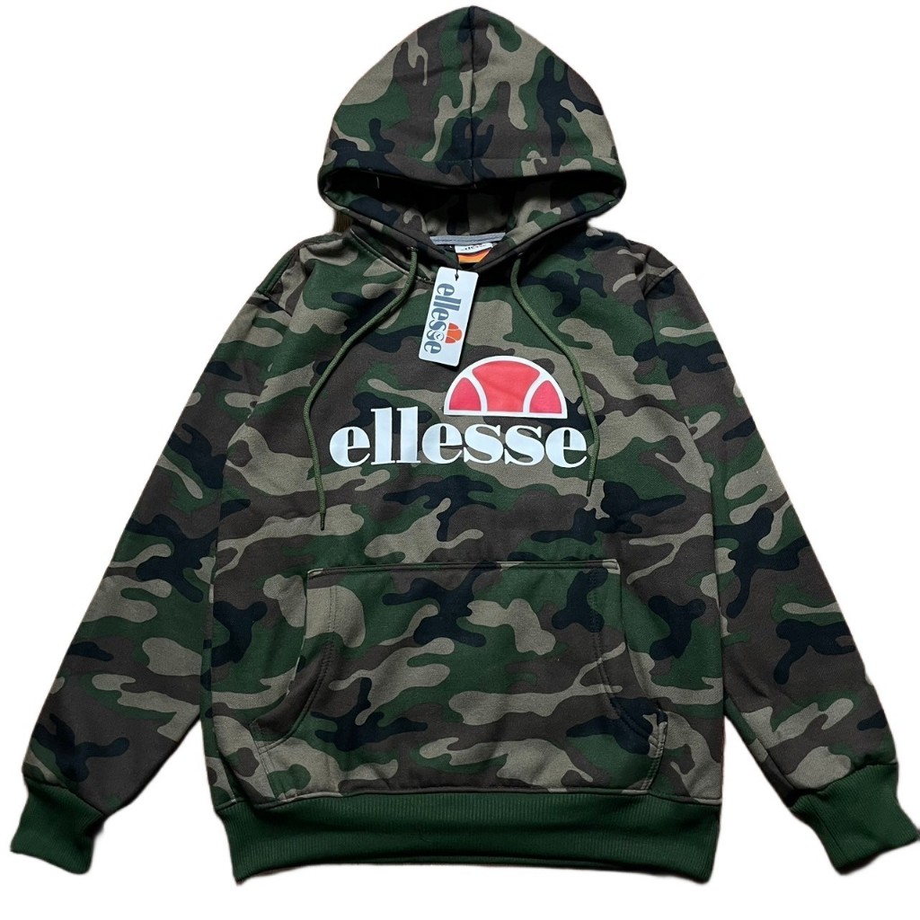 Ellesse camo hoodie sale