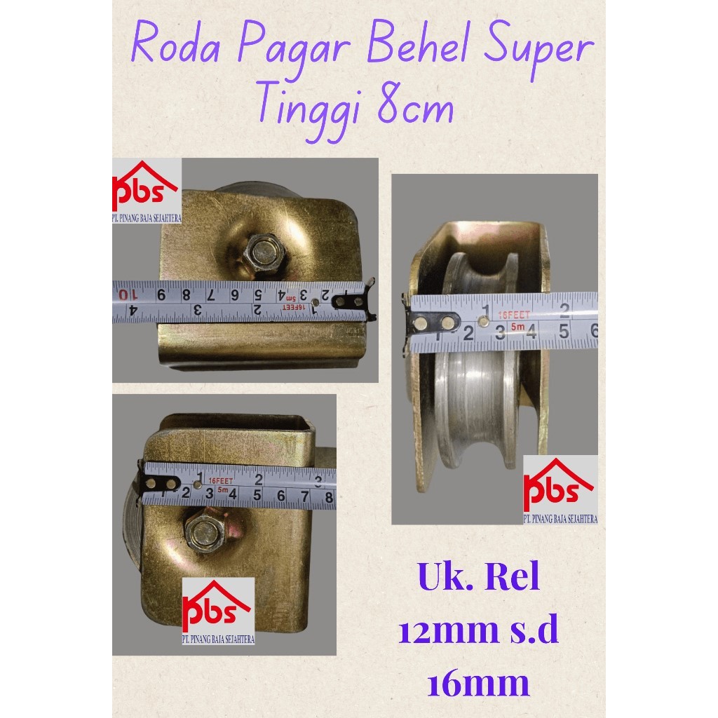 Jual Kargo Roda Pagar Sikubehel Super 7cm 8cm Shopee Indonesia 3233