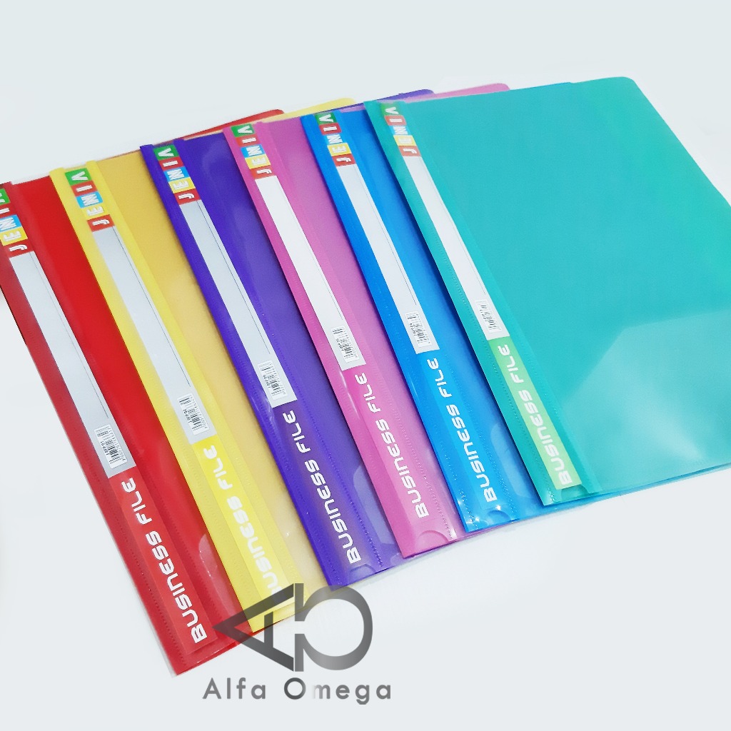 Jual Business File Map Plastik Folio F4 Kantong Jenia | Shopee Indonesia