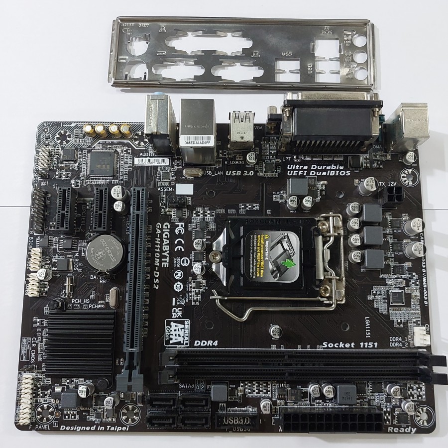 Jual Motherboard Intel H110 Gigabyte H110MDS2 Shopee Indonesia