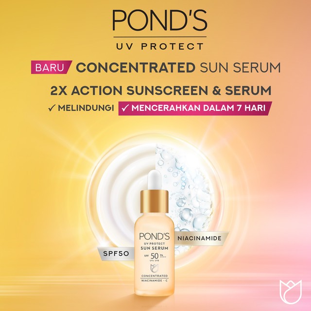 Jual Ponds Uv Protect Sun Serum Bottle Spf50 Pa Uva Uvb