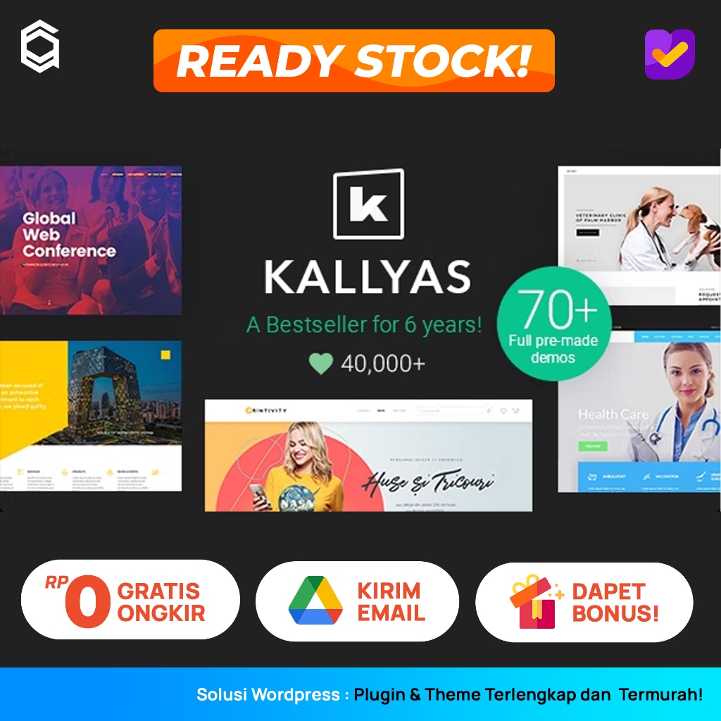 Jual Kallyas Theme Tema Wordpress Creative MultiPurpose