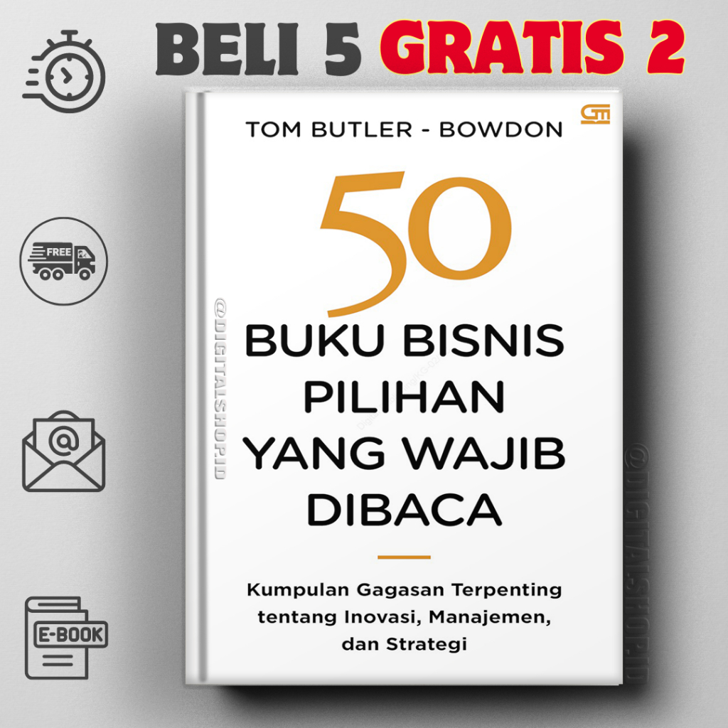 Jual 50 BUKU BISNIS PILIHAN YANG WAJIB DIBACA - TOM BUTLER-BOWDON (TF02 ...