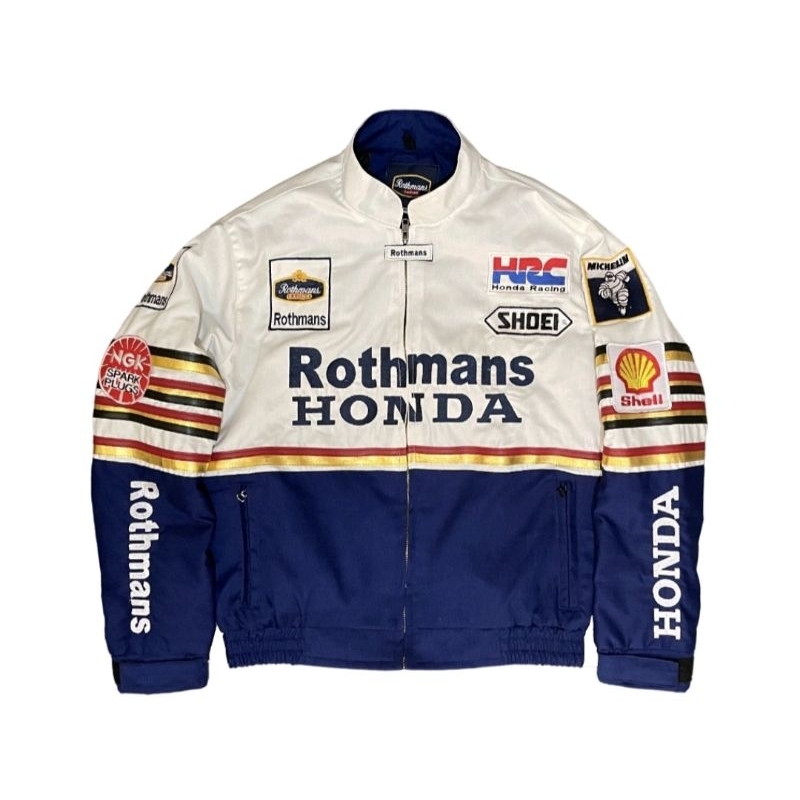 Rothmans Honda authorized Leather Suit Rider